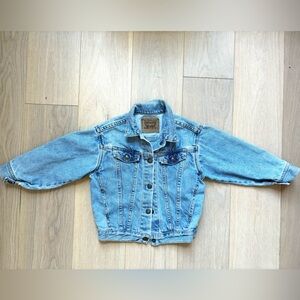 Vintage Levis denim jacket kids 6X
